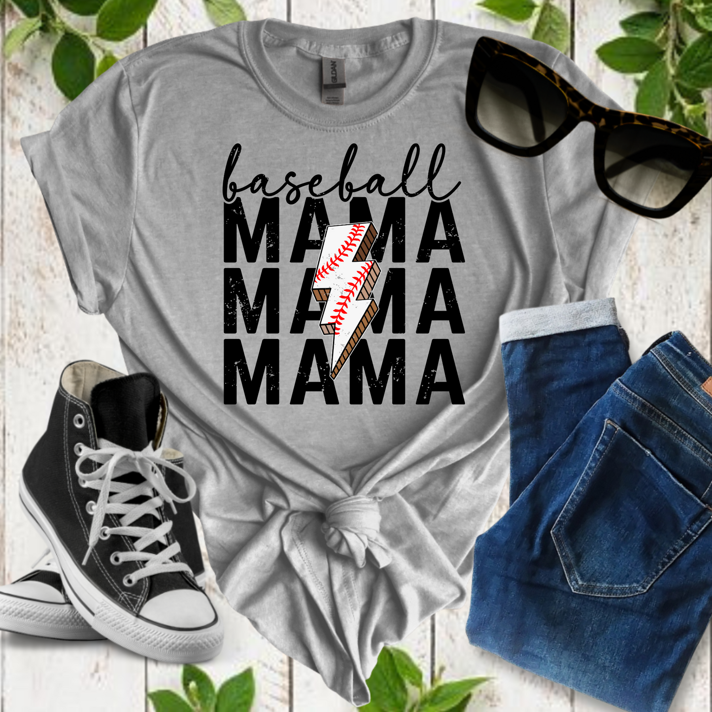 Baseball Mama Tee